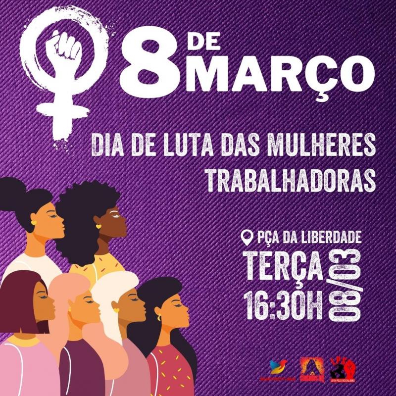 8 de março: dia de luta da mulher trabalhadora