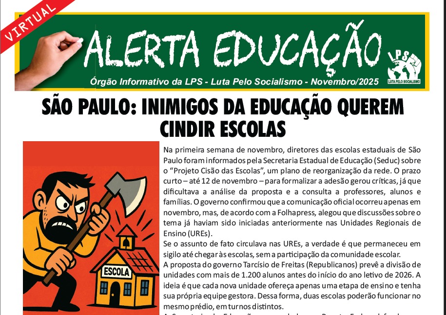 Boletim ALERTA EDUCAÇÃO - NOV.2025